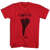 Thumbnail for BRUCE LEE-KICK-RED ADULT S/S TSHIRT