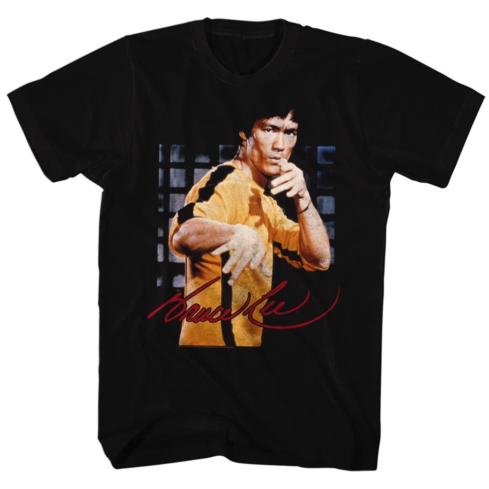 BRUCE LEE-BRUCELEE-BLACK ADULT S/S TSHIRT