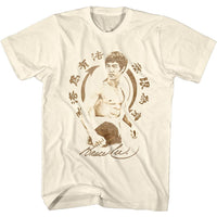 Thumbnail for BRUCE LEE-BRUCE LEE SYMBOL-NATURAL ADULT S/S TSHIRT