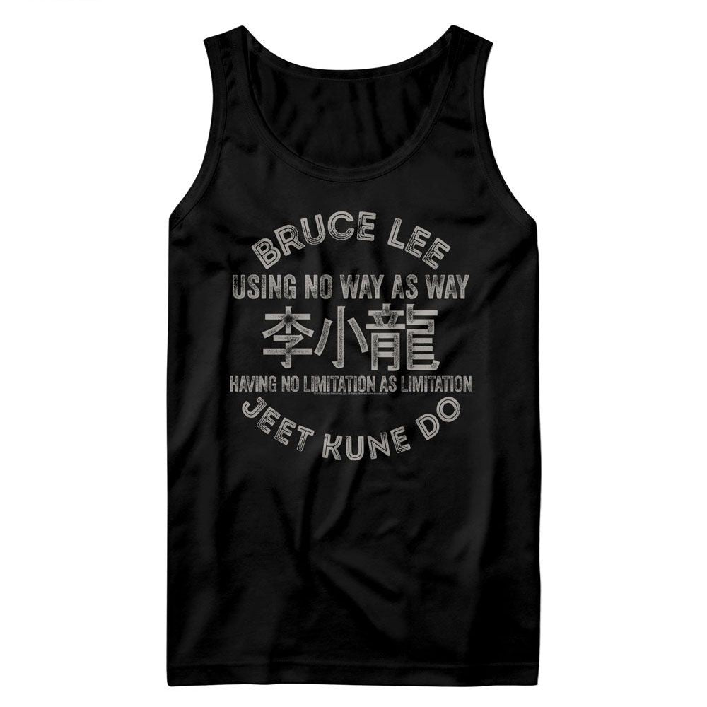 BRUCE LEE-BRUCE LEE SYMBOLS-BLACK ADULT TANK