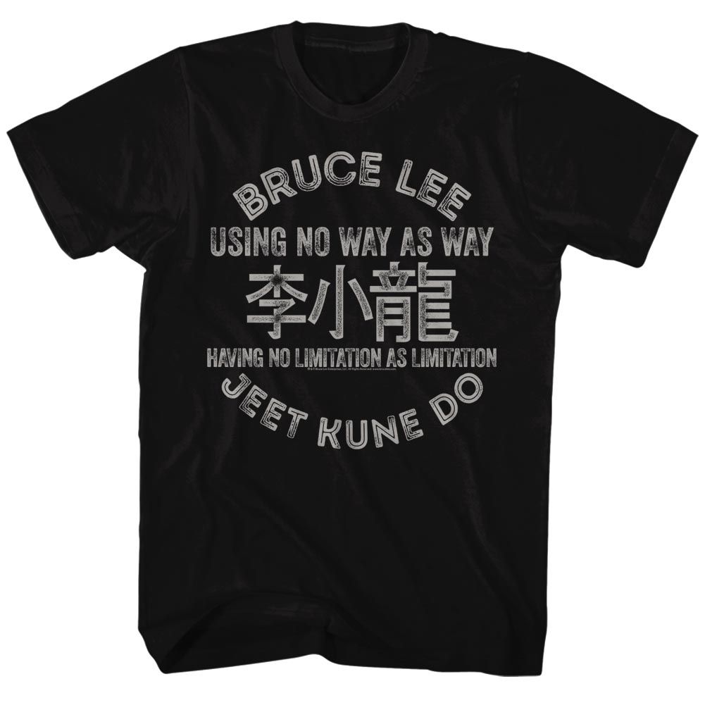 BRUCE LEE-SYMBOLS-BLACK ADULT S/S TSHIRT