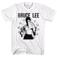 Thumbnail for BRUCE LEE-CHUCKS-WHITE ADULT S/S TSHIRT