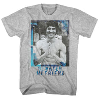 Thumbnail for BRUCE LEE-WATER-GRAY HEATHER ADULT S/S TSHIRT