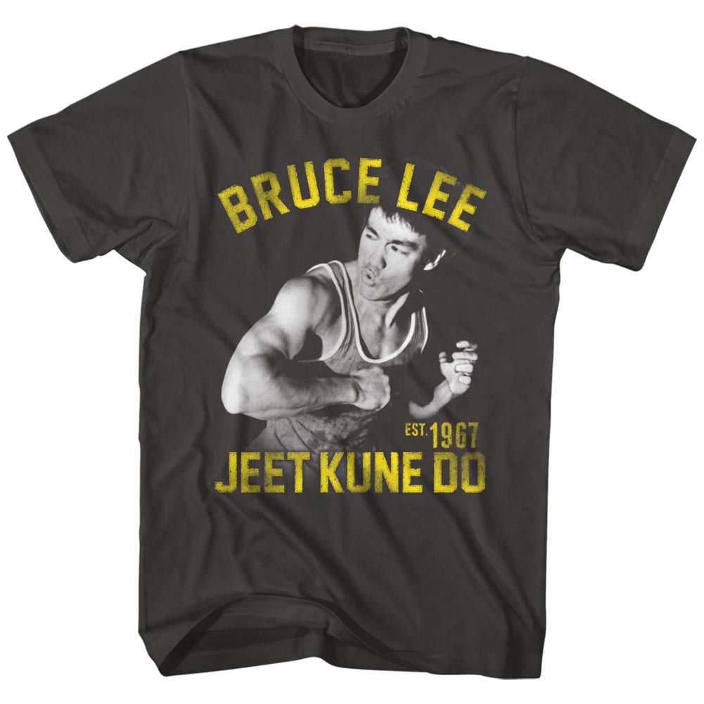 BRUCE LEE-ACTION BRUCE-SMOKE ADULT S/S TSHIRT