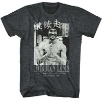 Thumbnail for BRUCE LEE-BRUCELINES-BLACK HEATHER ADULT S/S TSHIRT