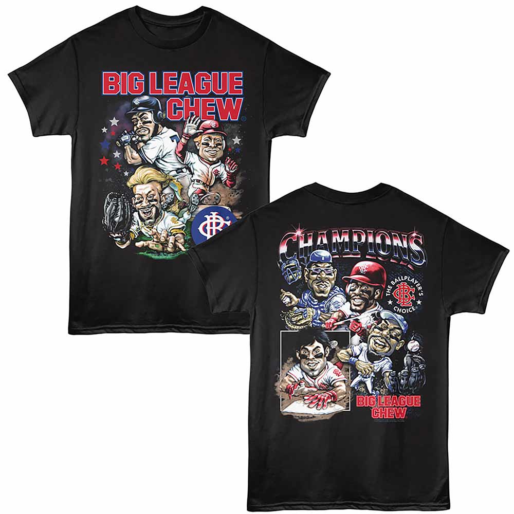 Big League Chew - BLC Collages (Front & Back) T-Shirt