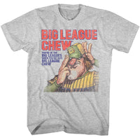 Thumbnail for BIG LEAGUE CHEW-BIG LEAGUE CHEW WASHED SLOGAN-GRAY HEATHER ADULT S/S TSHIRT
