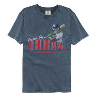 Thumbnail for BIG LEAGUE CHEW-BIG LEAGUE CHEW OUTTA HERE ORIGINAL-DENIM ADULT S/S COMFORT COLOR TSHIRT