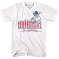 Thumbnail for BIG LEAGUE CHEW-BIG LEAGUE CHEW OUTTA HERE ORIGINAL-WHITE ADULT S/S TSHIRT