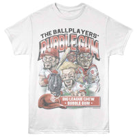 Thumbnail for BIG LEAGUE CHEW-BIG LEAGUE CHEW BALLPLAYERS GUM TEAM-RED-WHITE ADULT S/S TSHIRT