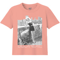Thumbnail for BLONDIE PALE ROSETTE S/S JUNIORS BABY TEE