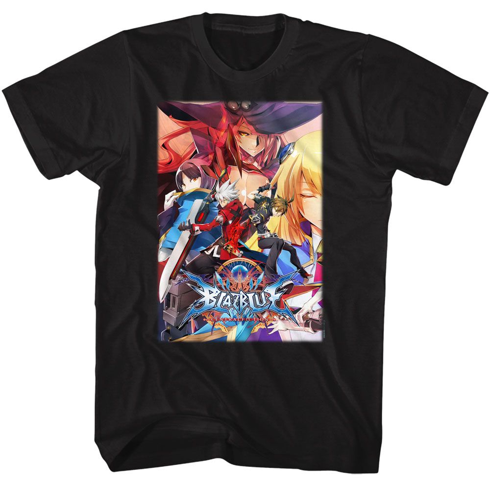 BLAZBLUE-BLAZBLUE CENTRAL FICTION LEFT-BLACK ADULT S/S TSHIRT