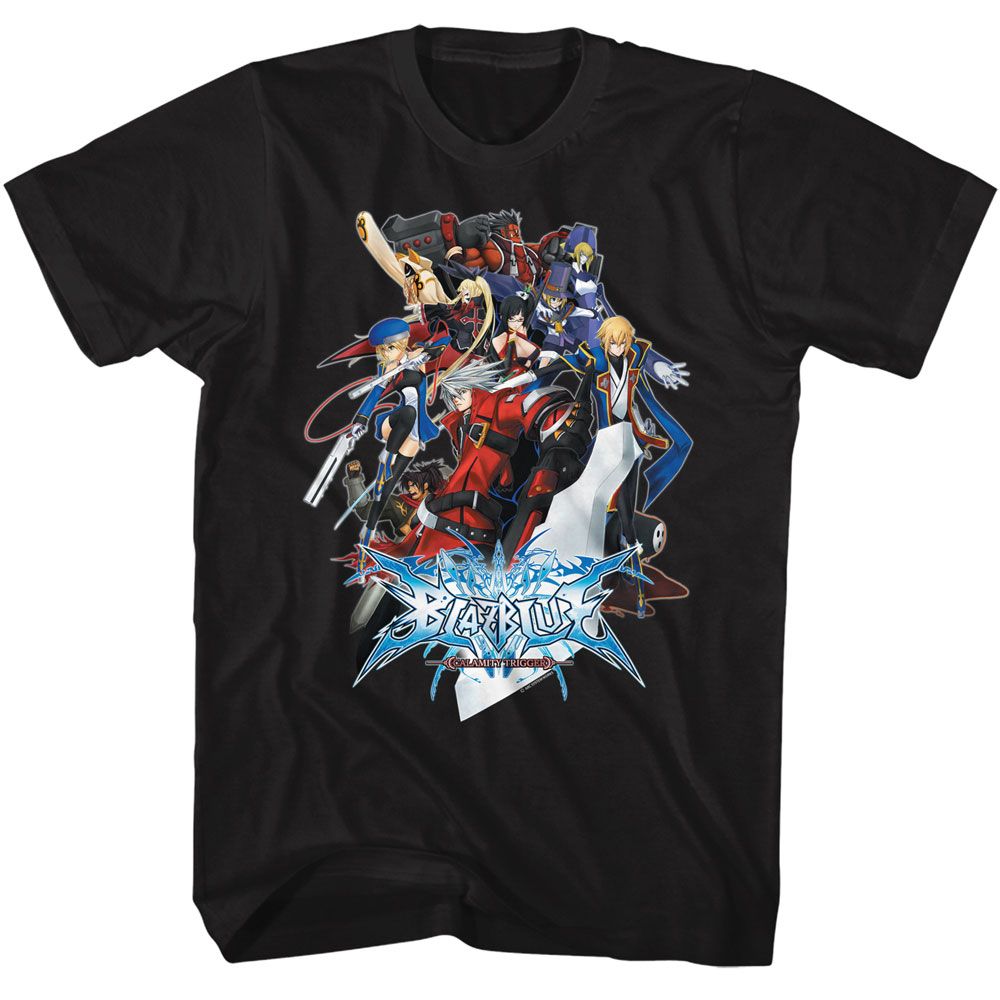 BLAZBLUE-BLAZBLUE CALAMITY TRIGGER-BLACK ADULT S/S TSHIRT