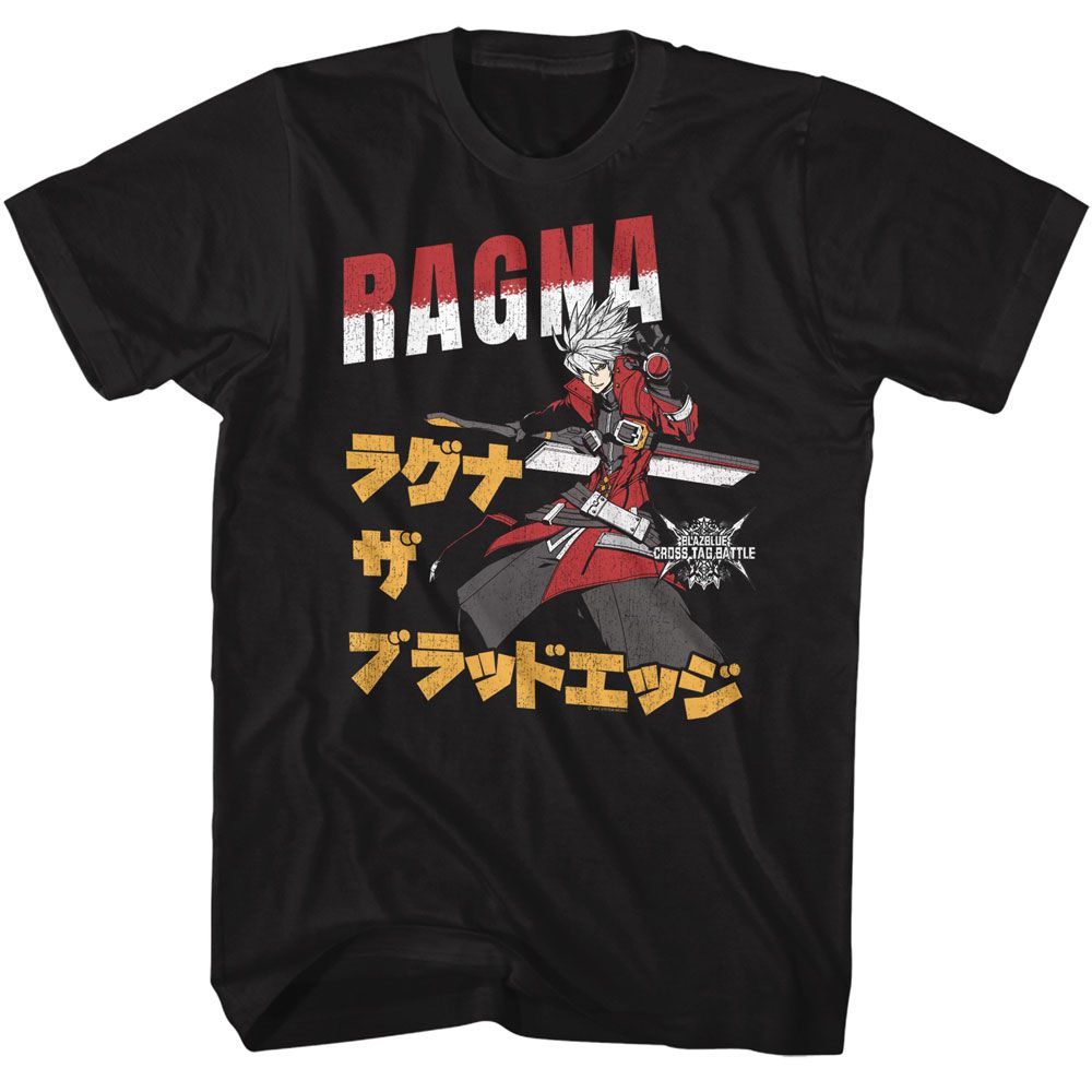 BLAZBLUE-BLAZBLUE RAGNA CROSS TAG-BLACK ADULT S/S TSHIRT