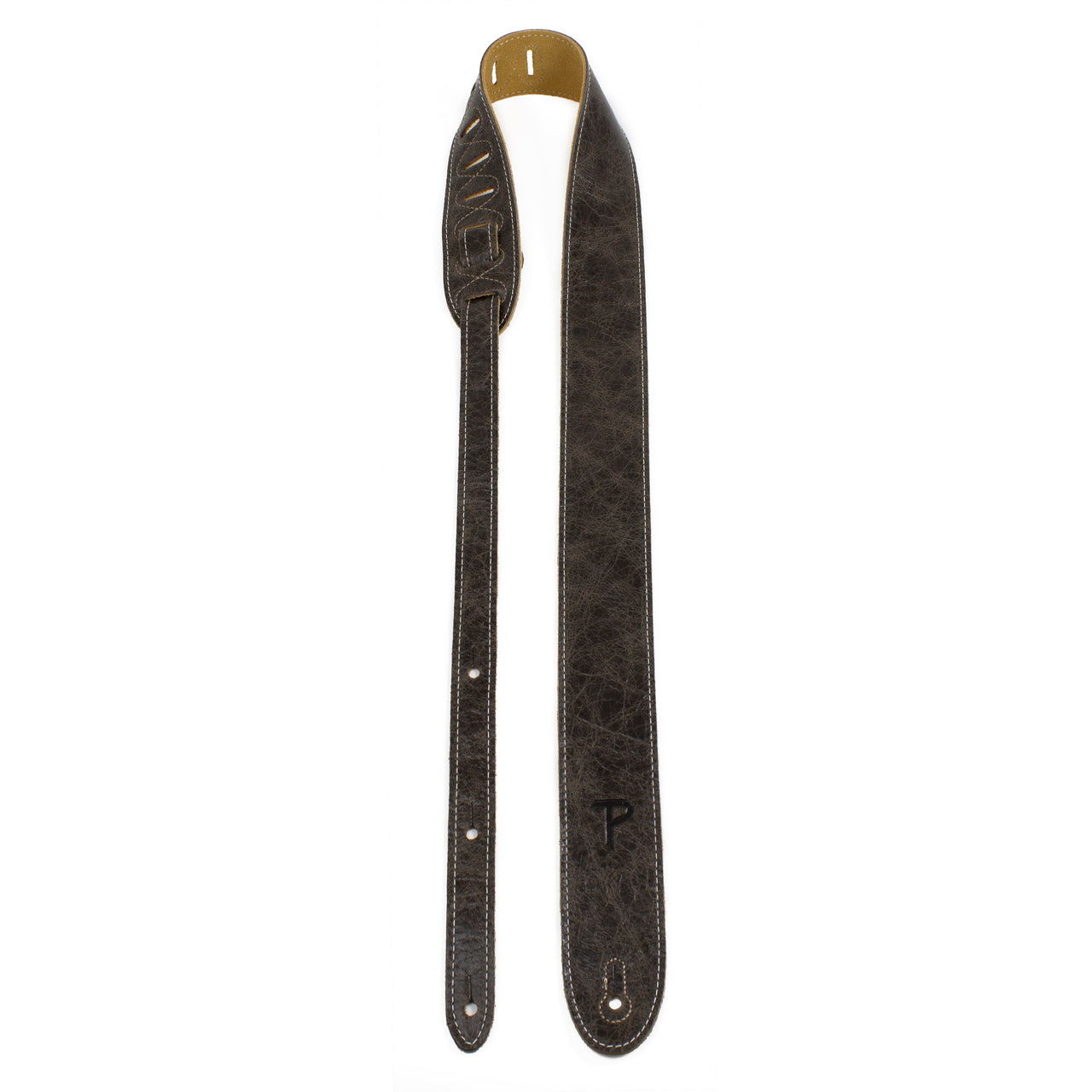 Vintage Brown Deluxe Soft Italian Garment Leather Guitar Strap
