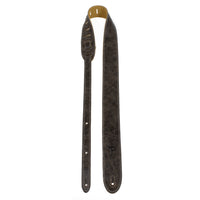 Thumbnail for Vintage Brown Deluxe Soft Italian Garment Leather Guitar Strap