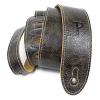 Thumbnail for Vintage Brown Deluxe Soft Italian Garment Leather Guitar Strap