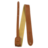 Thumbnail for Camel Deluxe Soft Italian Garment Leather Guitar Strap