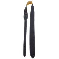 Thumbnail for Black Ink Deluxe Soft Italian Garment Leather Guitar Strap