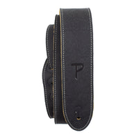 Thumbnail for Black Ink Deluxe Soft Italian Garment Leather Guitar Strap