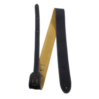 Thumbnail for Black Ink Deluxe Soft Italian Garment Leather Guitar Strap