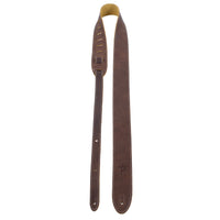 Thumbnail for Truffle Colour Deluxe Soft Italian Garment Leather Guitar Strap