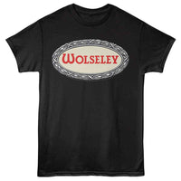 Thumbnail for BRITISH MOTOR HERITAGE-BMH WOLSELEY LOGO-BLACK ADULT S/S TSHIRT