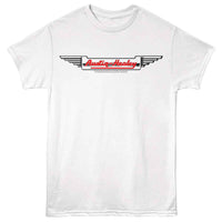 Thumbnail for BRITISH MOTOR HERITAGE-BMH AUSTIN HEALEY WINGS LOGO-WHITE ADULT S/S TSHIRT