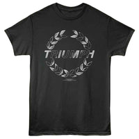 Thumbnail for BRITISH MOTOR HERITAGE-BMH TRIUMPH LAUREL LOGO-SMOKE ADULT S/S TSHIRT