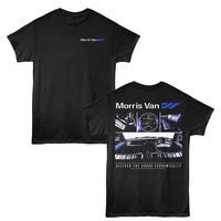 Thumbnail for BRITISH MOTOR HERITAGE-BMH MORRIS VAN-BLACK ADULT S/S TSHIRT ***F&B***