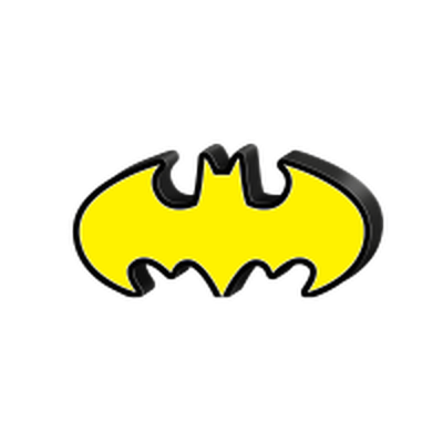 Batman Emblem Large Die Cut MDF Box Wall Sign – 16 pc ppk ($5.50 each)