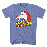 Thumbnail for BILL AND TED-STALLYNS-LIGHT BLUE HEATHER ADULT S/S TSHIRT