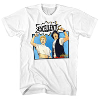Thumbnail for BILL AND TED-COMIC-WHITE ADULT S/S TSHIRT