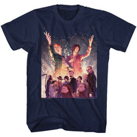 Thumbnail for BILL AND TED-SPARKLE-NAVY ADULT S/S TSHIRT
