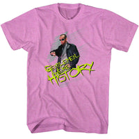 Thumbnail for BILL AND TED-GWH-NEON PURPLE HEATHER ADULT S/S TSHIRT