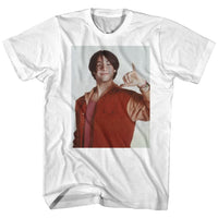 Thumbnail for BILL AND TED-HANG TEN-WHITE ADULT S/S TSHIRT