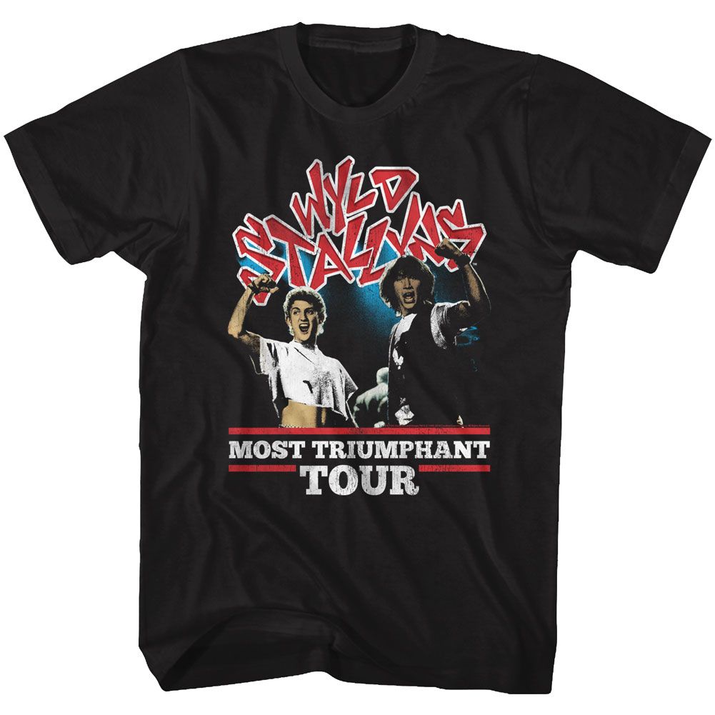 BILL AND TED-MOST TRIUMPHANT-BLACK ADULT S/S TSHIRT