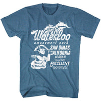 Thumbnail for BILL AND TED-WATERLOO-INDIGO HEATHER ADULT S/S TSHIRT