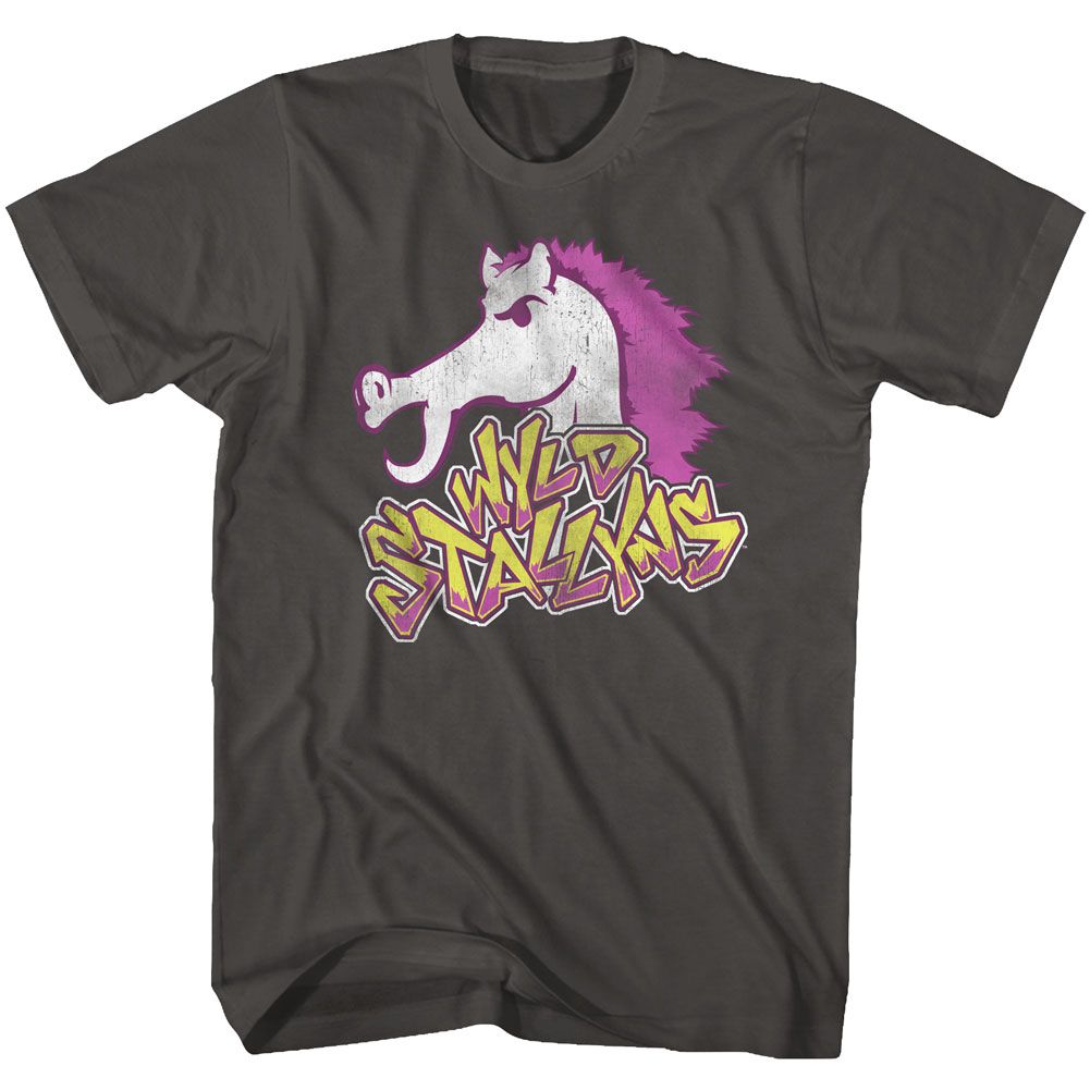 BILL AND TED-PURPLE STALLYN-SMOKE ADULT S/S TSHIRT
