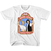 Thumbnail for BILL AND TED-EXCELLENT STORYBOOK-WHITE TODDLER S/S TSHIRT