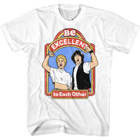 Thumbnail for BILL AND TED-EXCELLENT STORYBOOK-WHITE ADULT S/S TSHIRT