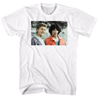 Thumbnail for BILL AND TED-THE DUDES-WHITE ADULT S/S TSHIRT