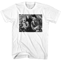Thumbnail for BILL AND TED-BILL AND TED AND DEATH-WHITE ADULT S/S TSHIRT