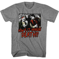 Thumbnail for BILL AND TED-HOWS IT HANGIN-GRAPHITE HEATHER ADULT S/S TSHIRT