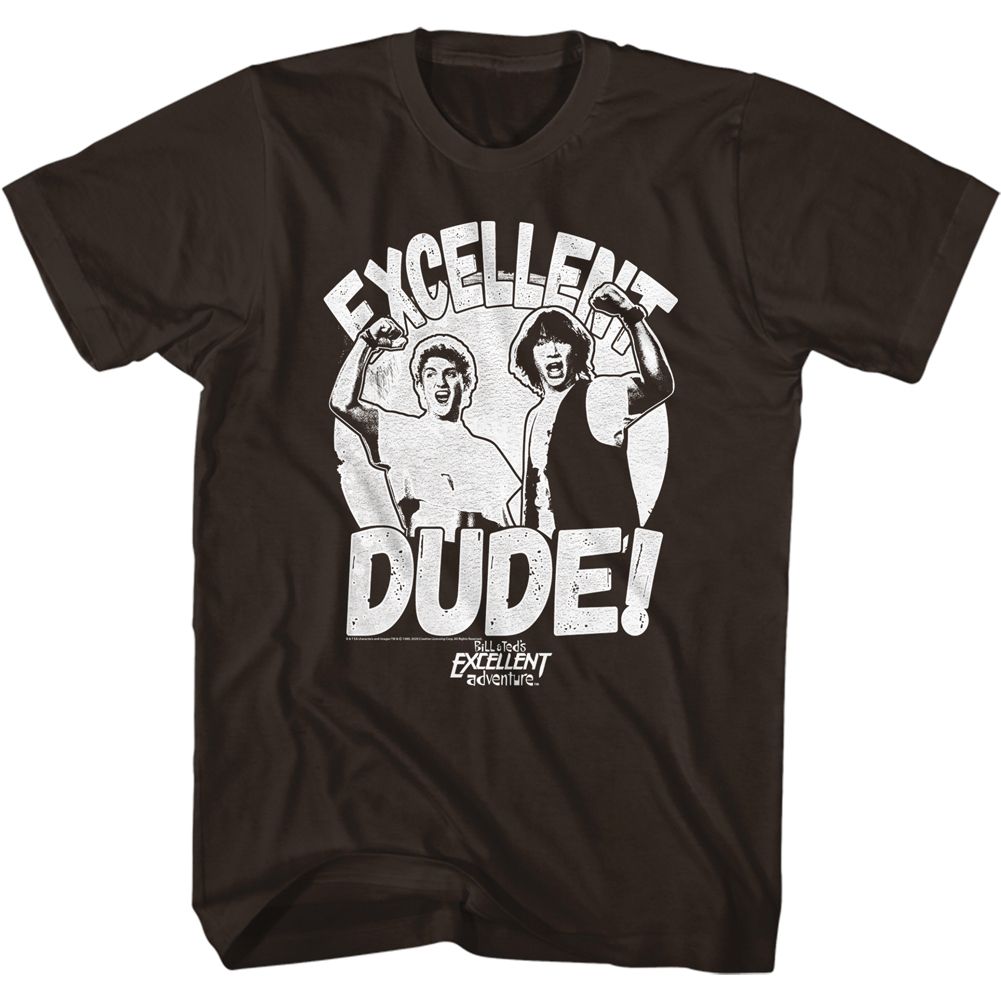 BILL AND TED-WHITEDUDES-DARK CHOCOLATE ADULT S/S TSHIRT