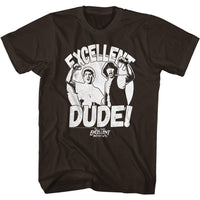 Thumbnail for BILL AND TED-WHITEDUDES-DARK CHOCOLATE ADULT S/S TSHIRT