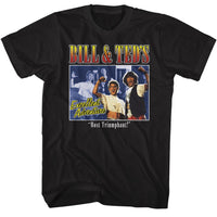 Thumbnail for BILL AND TED-BILL AND TED TWO IMAGE BOX-BLACK ADULT S/S TSHIRT
