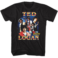 Thumbnail for BILL AND TED-BILL AND TED COLLAGE-BLACK ADULT S/S TSHIRT