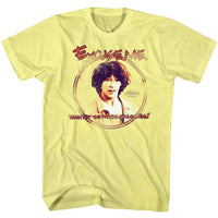 Thumbnail for BILL AND TED-EXCUSE ME-YELLOW HEATHER ADULT S/S TSHIRT