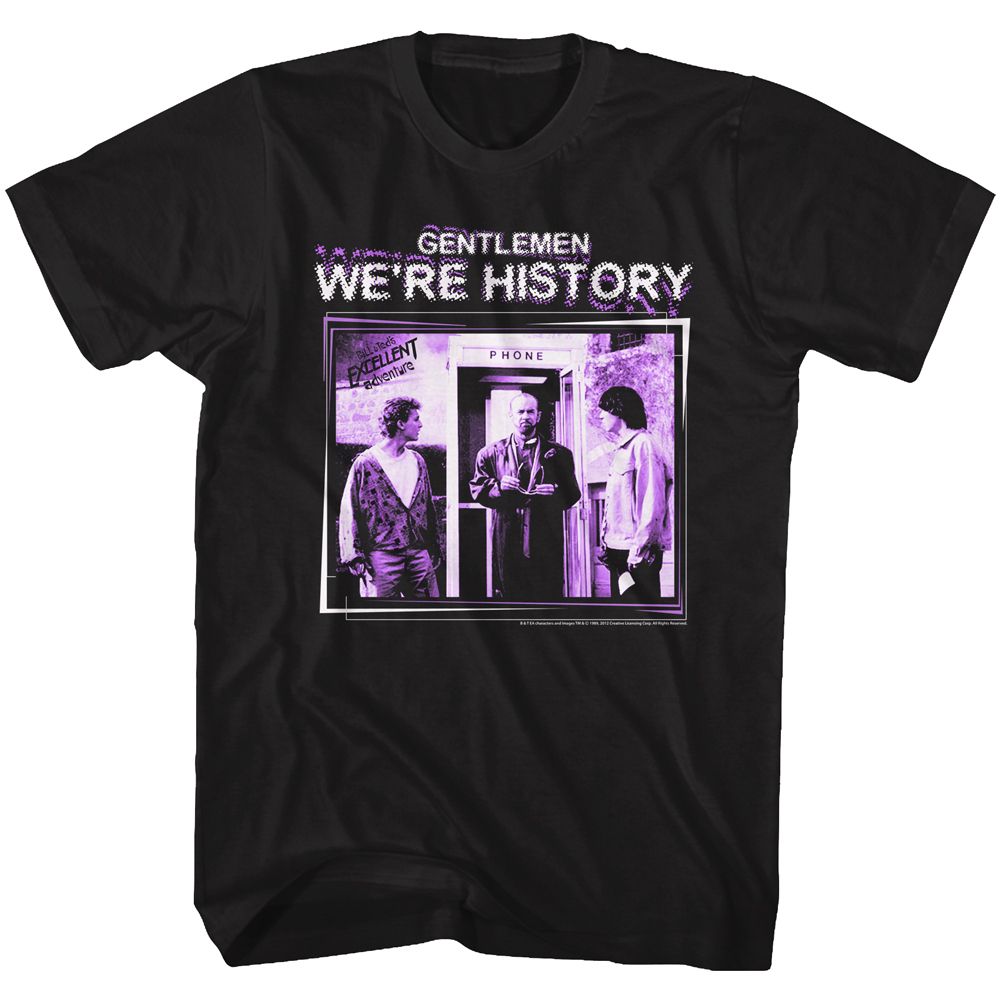 BILL AND TED-GWH-BLACK ADULT S/S TSHIRT